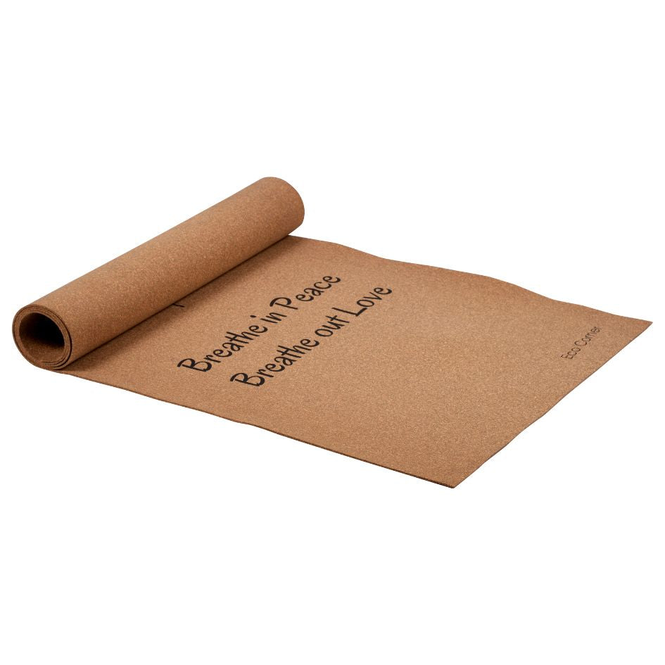 Three Leaves Cork Yoga Mat