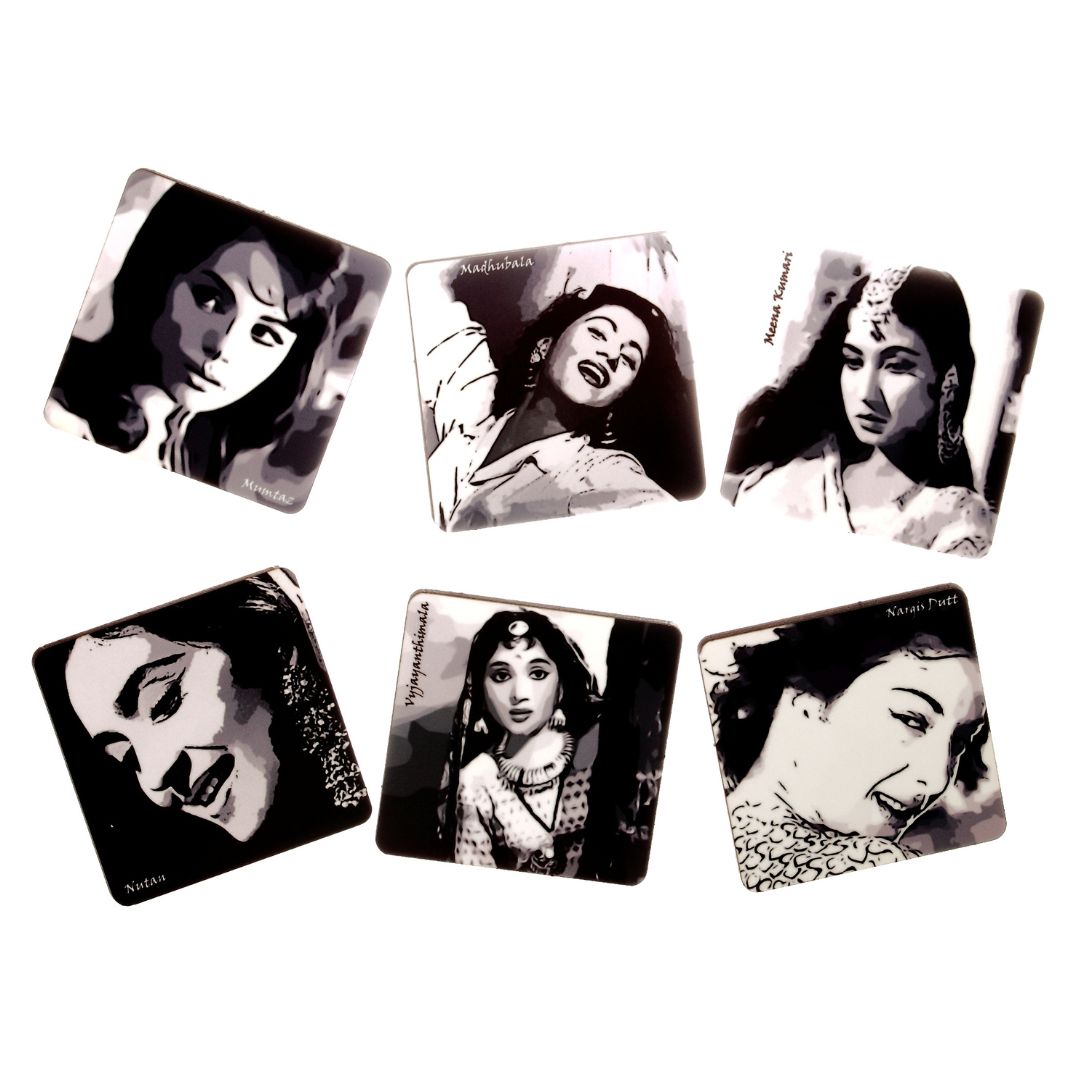 Bollywood Divas Coaster Set