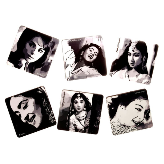 Bollywood Divas Coaster Set