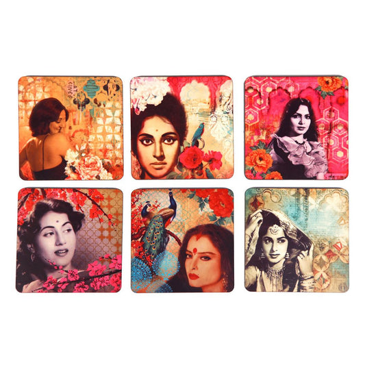 Bollywood Dream Girls Coaster Set