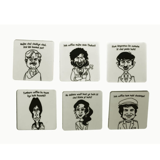 Sholay Tribute Coaster Set