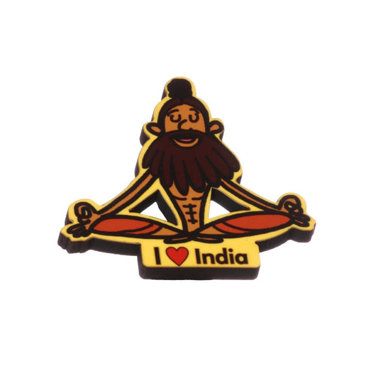 Indian Yogi Magnet