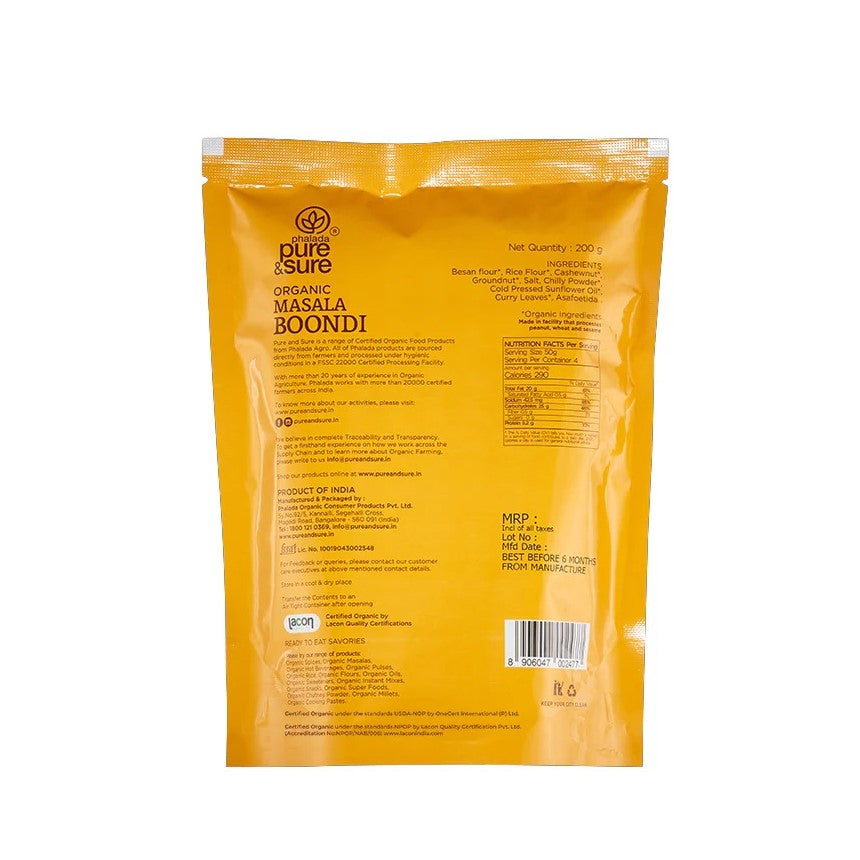 Organic Masala Boondi (200gm)