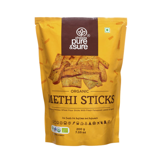 Organic Methi Sticks (200gm)