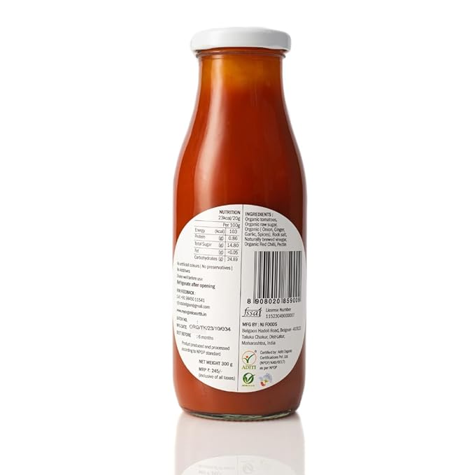 Organic Tomato Ketchup (300gm)