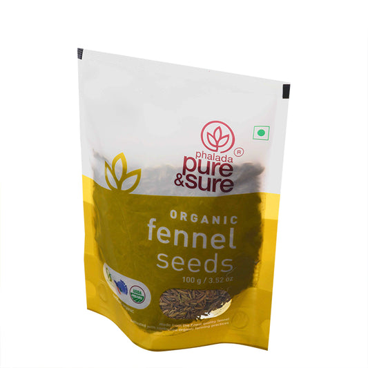 Organic Fennel Seeds (100gm)