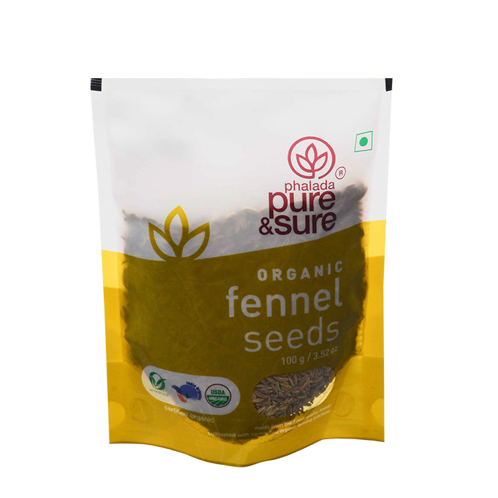 Organic Fennel Seeds (100gm)