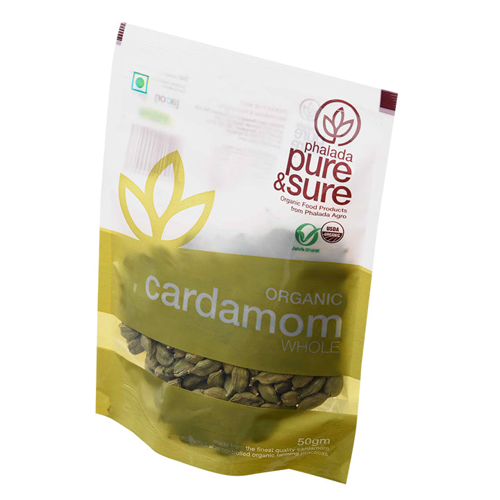 Organic Cardamom Whole (50gm)