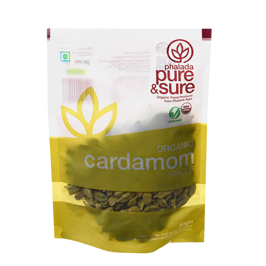 Organic Cardamom Whole (50gm)