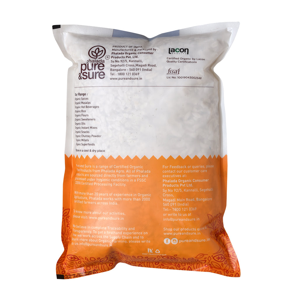 Organic White Beaten Rice (1Kg)