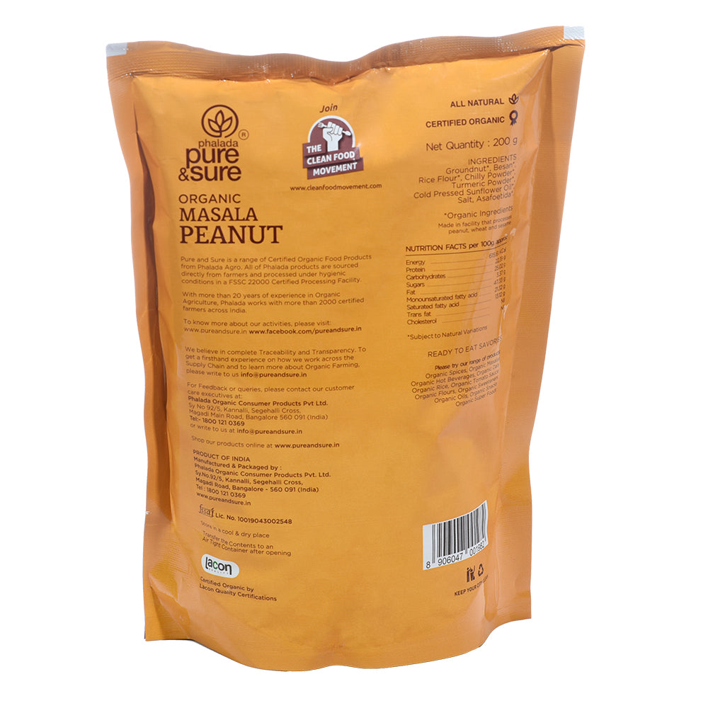 Organic Masala Peanut (200gm)