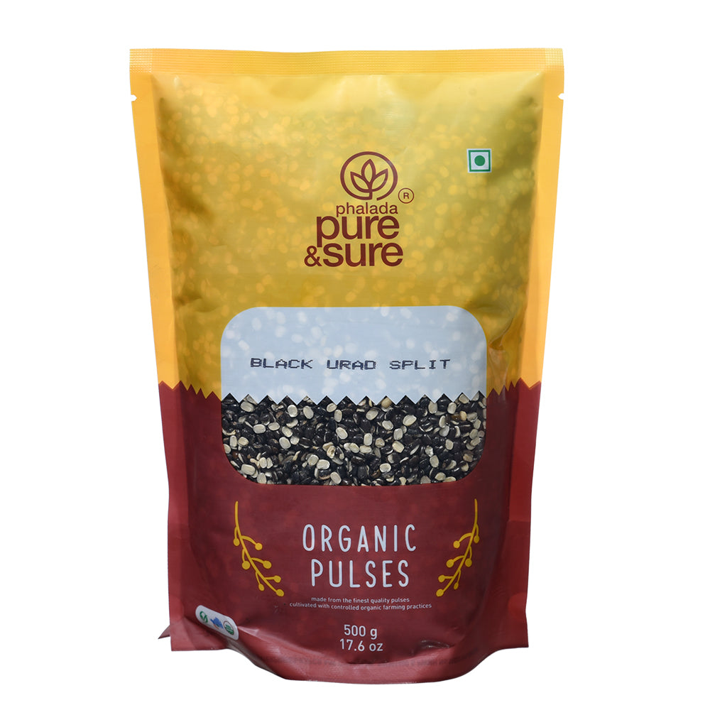 Organic Black Urad Dal Split (500gm)