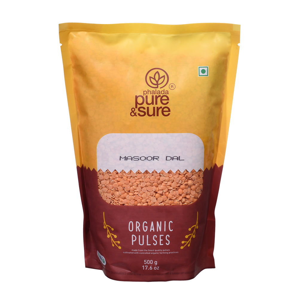 Organic Masoor Dal-500Gms