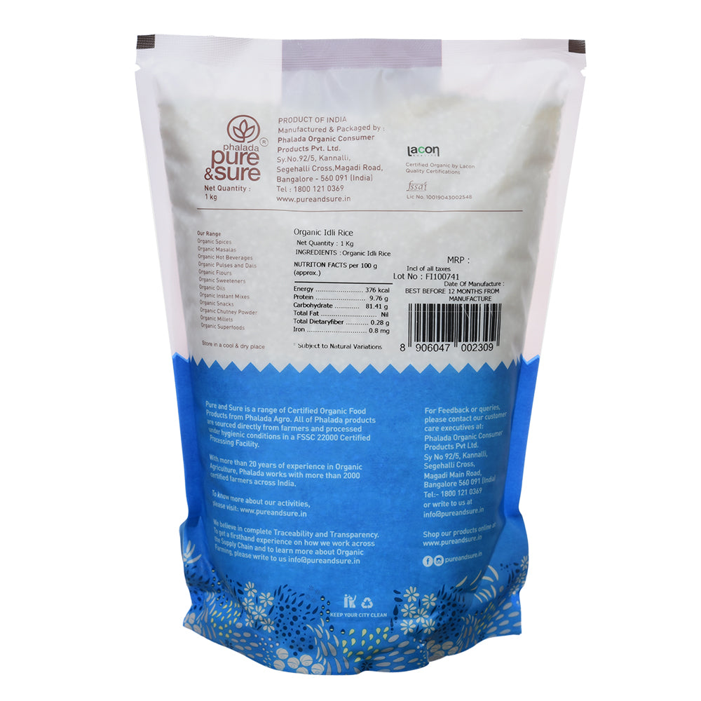 Organic Idli Rice (1Kg)