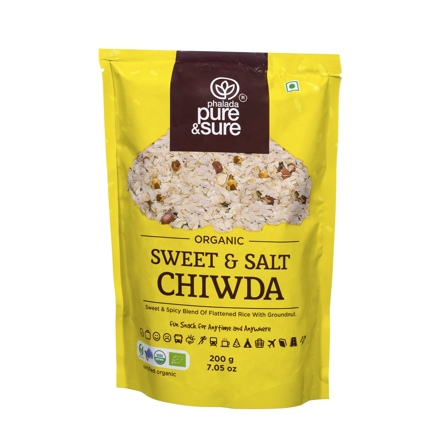 Organic Sweet & Salt Chiwda (200gm)