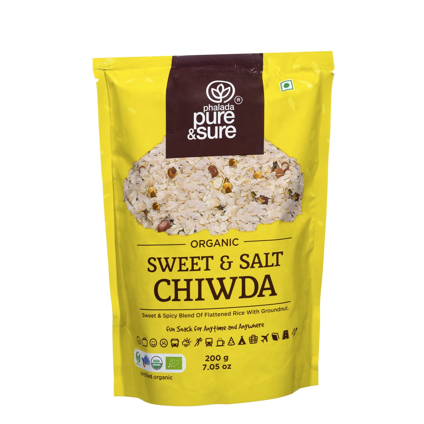 Organic Sweet & Salt Chiwda (200gm)