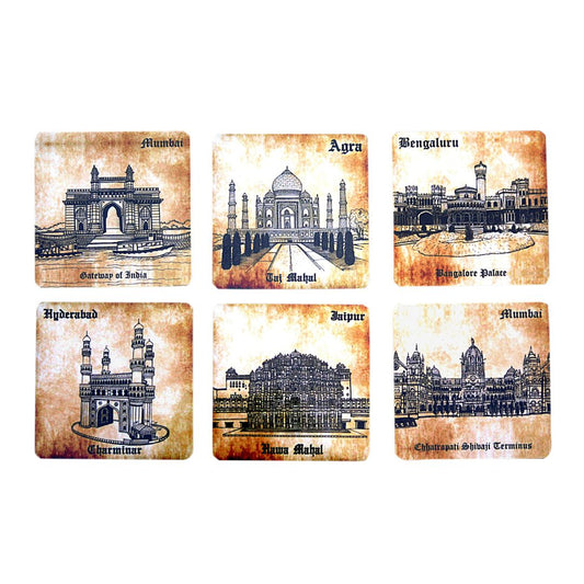 Indian Heritage Coaster Set